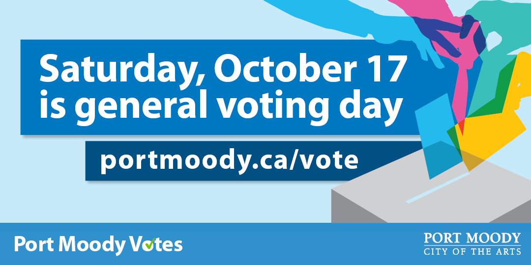 October 17 is general voting day for the 2026 Port Moody General Local Election
