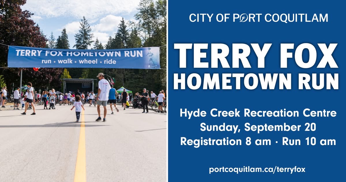 Join us for the Terry Fox Hometown Run